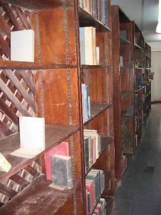 Mostly Empty Bookshelves